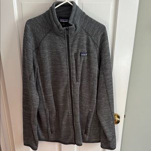 Patagonia Charcoal Full-Zip Fleece Jacket